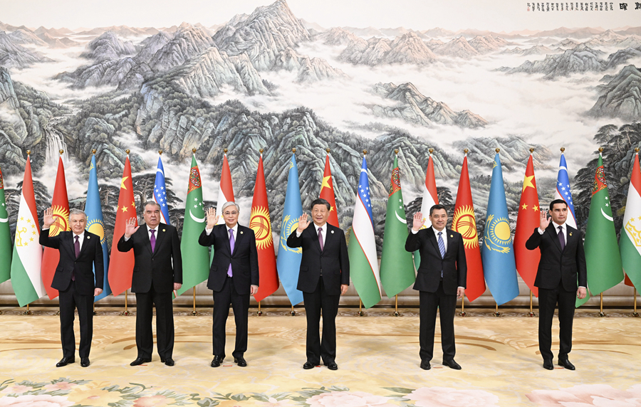 习近平主持首届中国－中亚峰会并发表主旨讲话 强调携手建设守望相助、共同发展、普遍安全、世代友好的中国－中亚命运共同体2