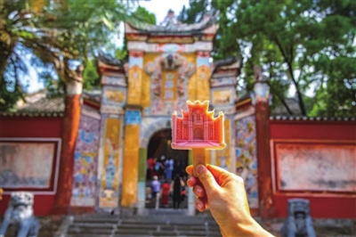 白帝庙文化雪糕。奉节县文化和旅游发展委员会供图