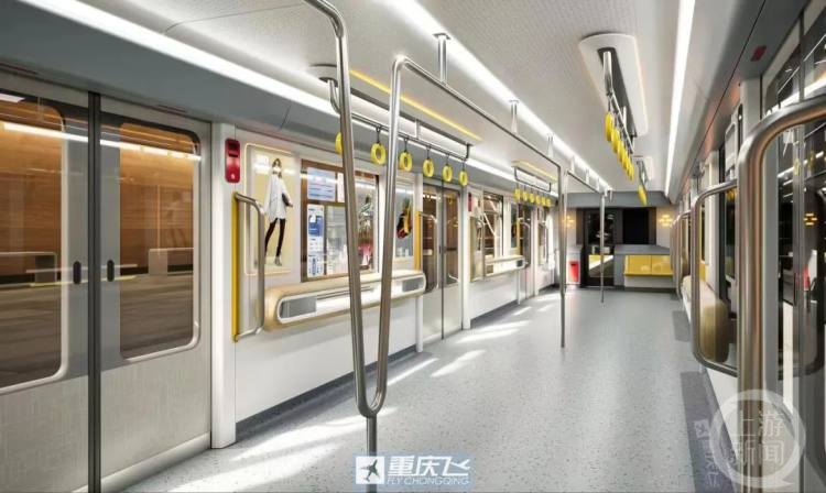 时尚又可爱！重庆江北机场T3A往返T3B的“小火车”长这样4