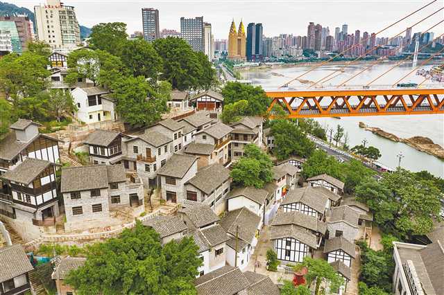 南岸下浩里“减整留加”还原老街风貌