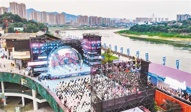 Scene of the First Chinese Scripted Entertainment Carnival on May 22. (Photographed by Zheng Yu and Yang Han / Visual Chongqing)