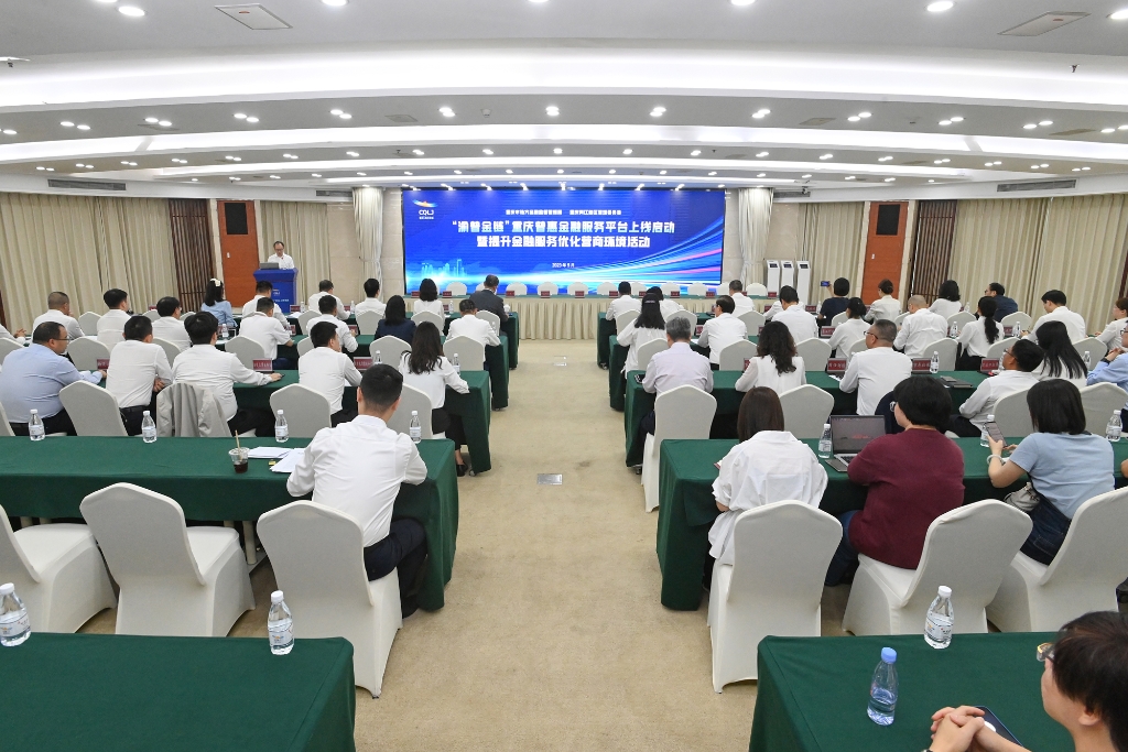 5月24日,重庆普惠金融服务平台“渝普金链”正式上线。主办方供图