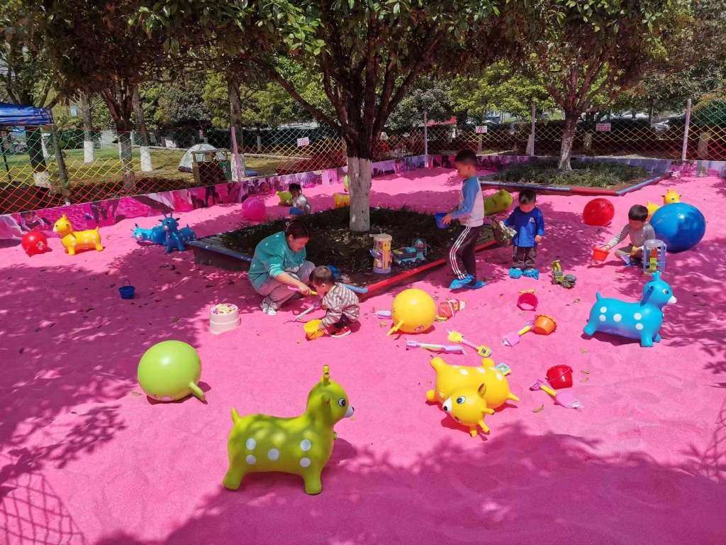 “六一”儿童节，重庆园博园推出了多项游园项目。受访单位供图