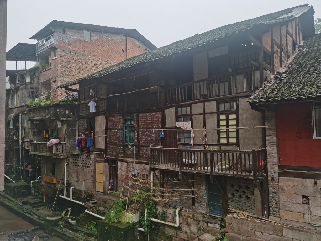 项目改造前。再现重庆重庆市住房城乡建委供图