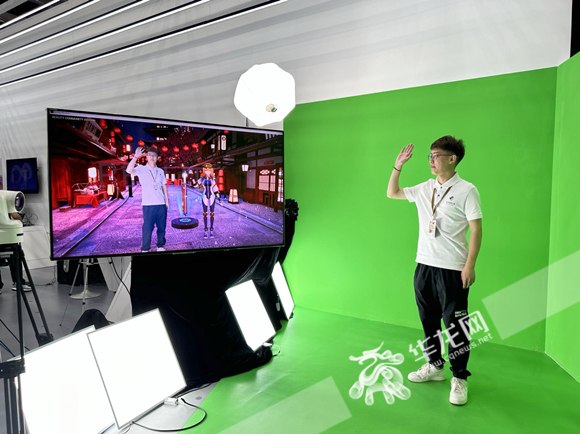 中国影视科创展聚集了包括虚拟摄制在内的各类“高精尖”科影成果和设备。华龙网-新重庆客户端 张颖绿荞 摄