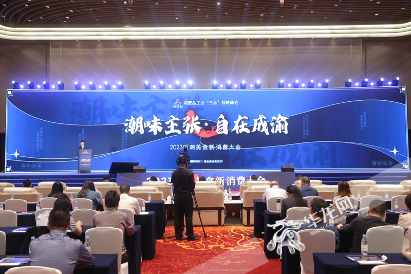 5月6日,2023国潮美食新消费大会在渝举行。华龙网-新重庆客户端记者 张质 摄