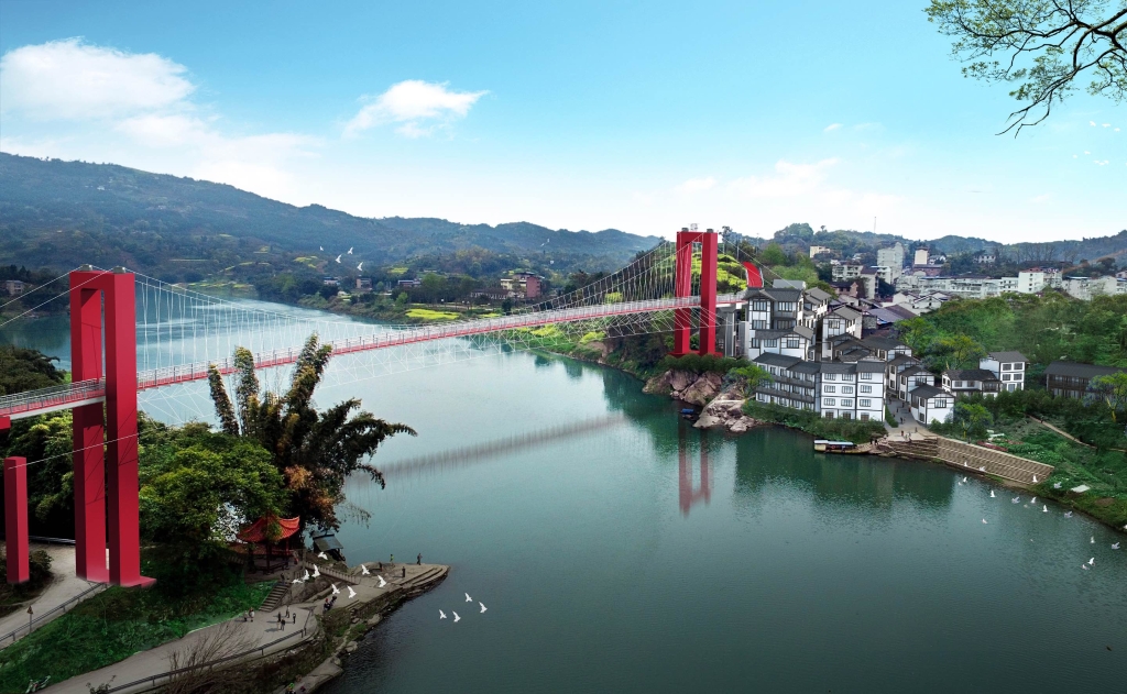 效果图。中建桥梁供图