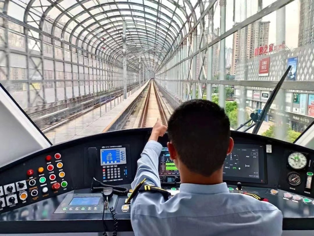 Chongqing Rail Transit Jiangtiao Line strives to link up with Line 5 by the end of this year. (Photo provided by Chongqing City Transportation Development & Investment Group)