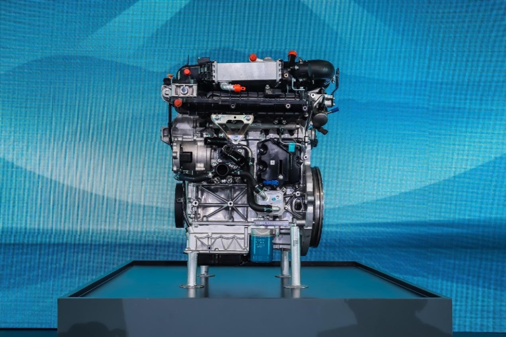 第五代ACTECO 1.5TGDI高效混动专用发动机。 奇瑞汽车供图 华龙网发