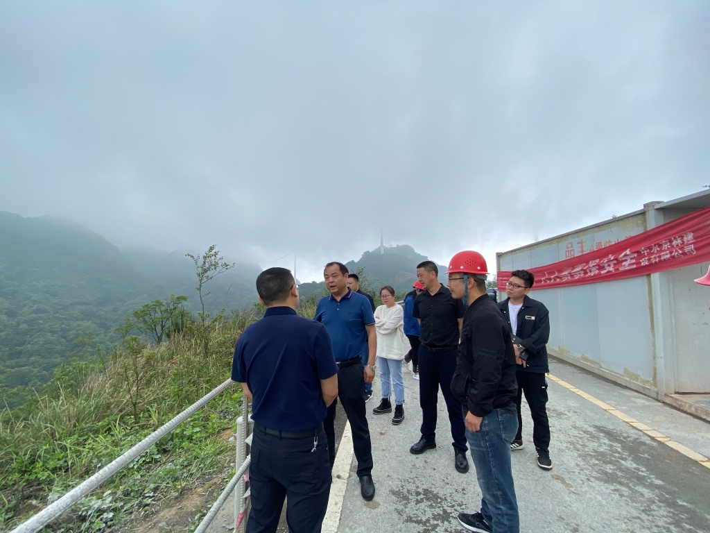 实地检查山洪易发区域。重庆市水利局供图