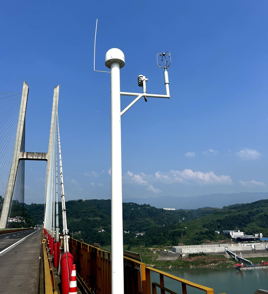 沪渝高速忠州长江大桥健康监测系统近期将建成投用。重庆高速集团供图