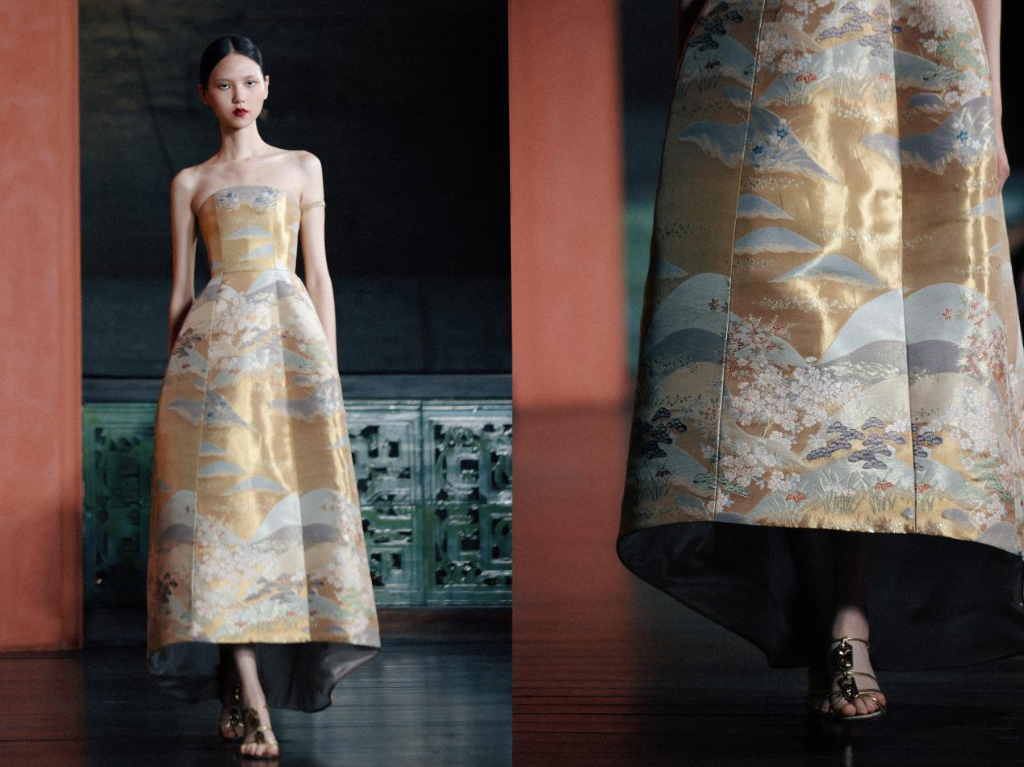 重庆原创设计师婚纱品牌 PengRan 发布2023新中式系列2