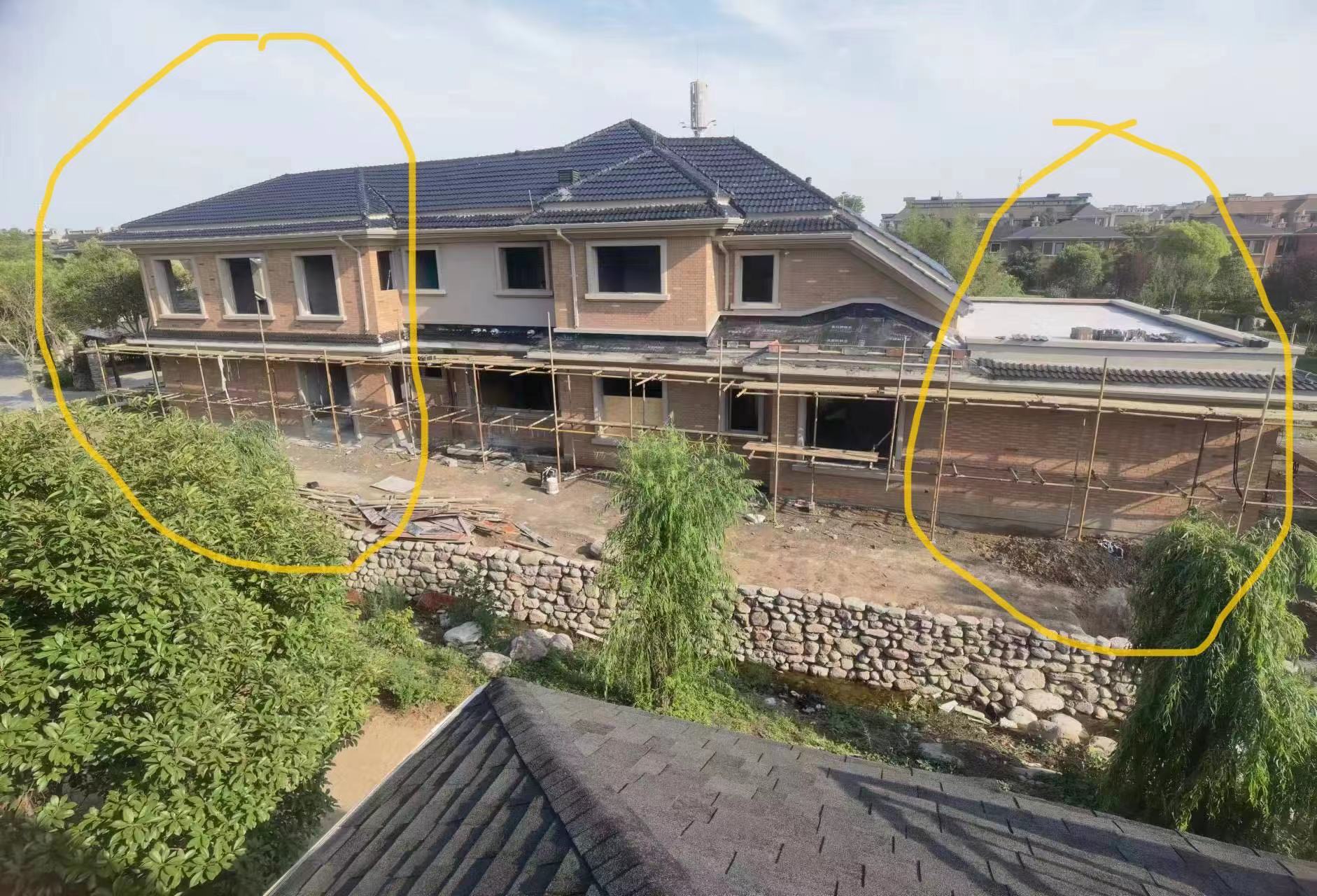 别墅违建被责令停工后仍施工？焦作示范区自规局：如不整改会强拆1