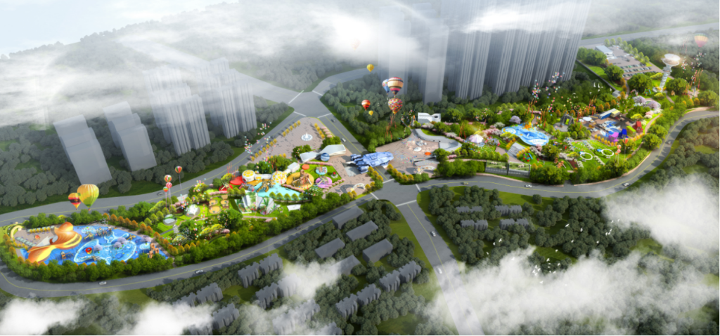 Rendering of Park Planning. (Photo provided by Chongqing Shanshuicheng Cultural Tourism Development Co., Ltd.)