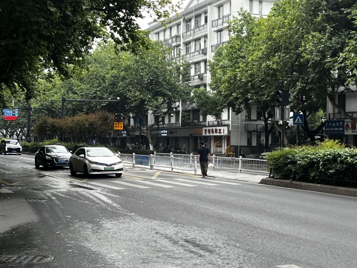 @驾驶员和行人，遇到这样的顶配斑马线，你会走吗？6