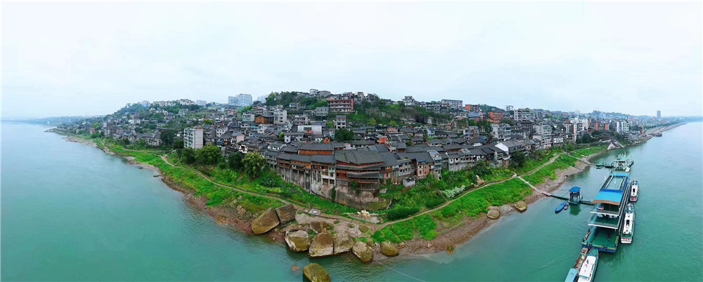中国历史文化名镇白沙古镇。 