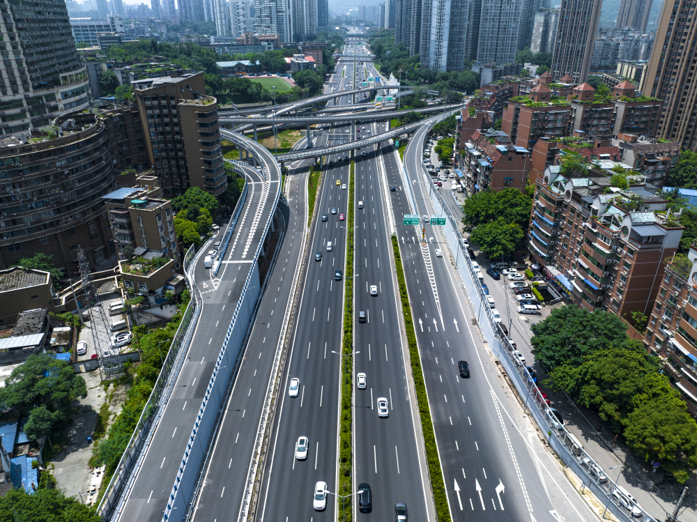 内环快速路拓宽（沙区段）工程主线正式通车2