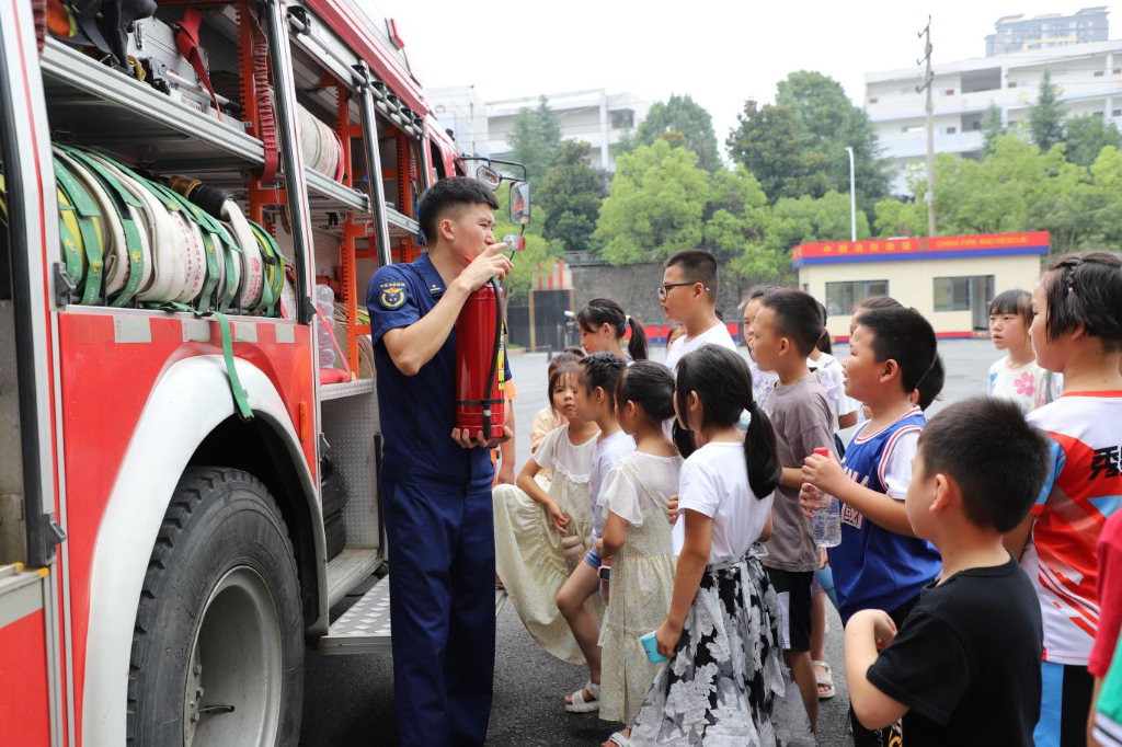 活动现场。秀山县消防救援大队供图 华龙网发