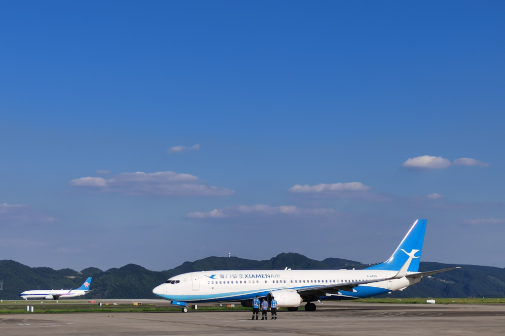 The flight between Chongqing and Osaka will be resumed soon. (Photo provided by Xiamen Air)