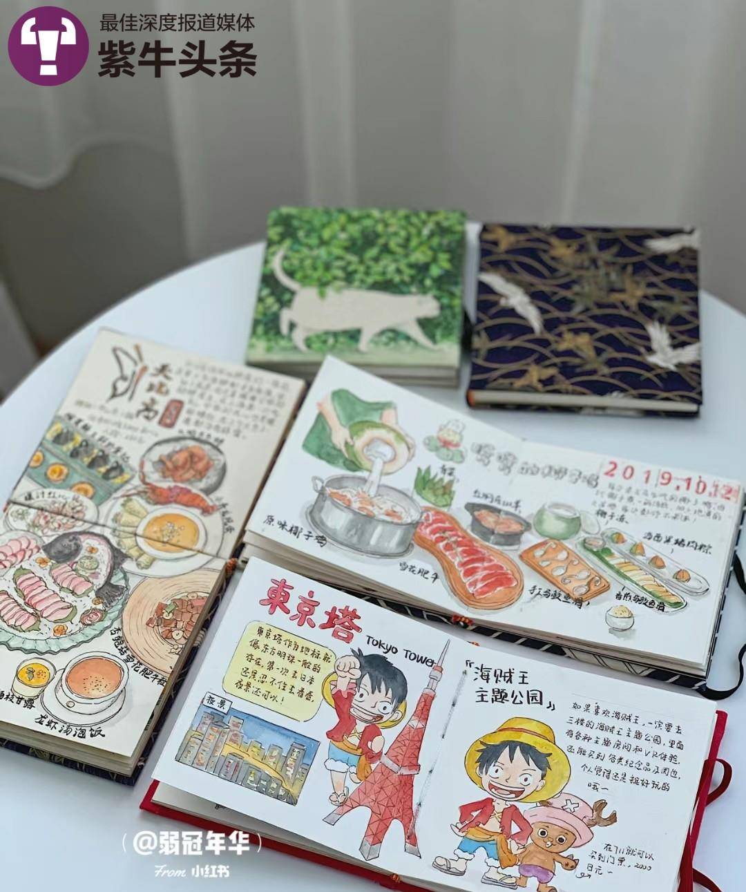 小伙乘飞机时在清洁袋上手绘漫画走红，还把自己画进了“二次元”世界3