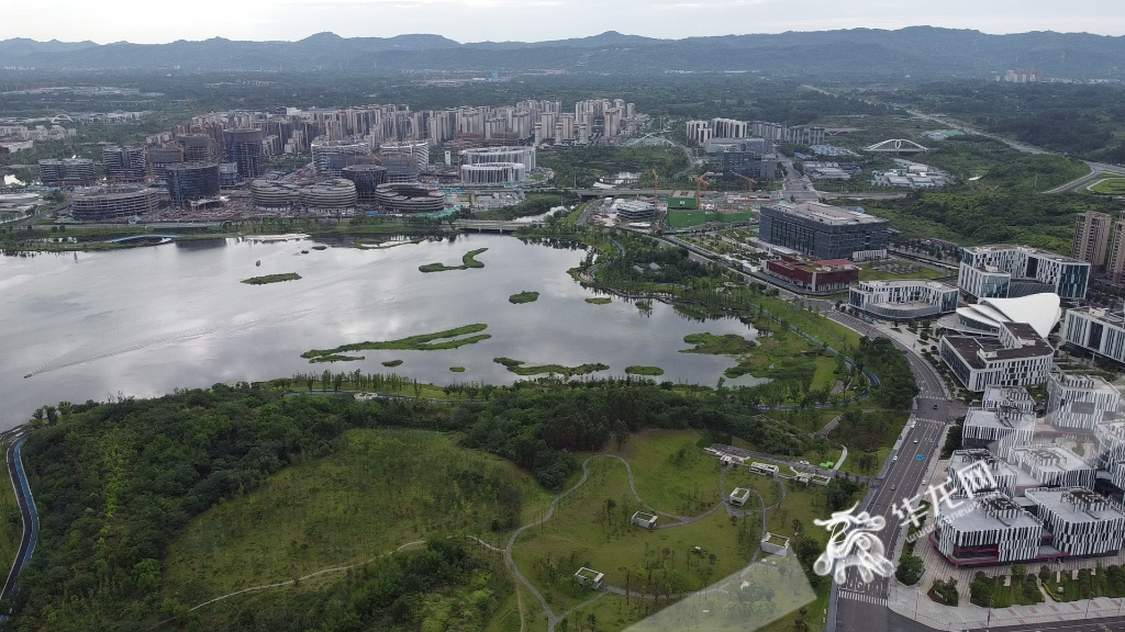 俯瞰公园。华龙网-新重庆客户端记者 罗盛杰 摄
