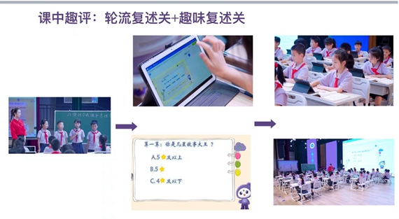 课中趣评环节 学校供图 华龙网发