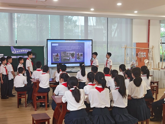 《我为博物馆代言》课例 学校供图 华龙网发