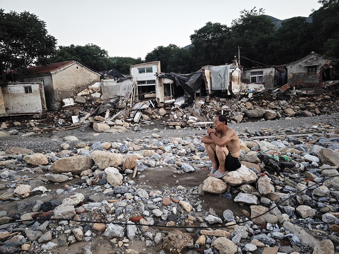 直击｜门头沟灾后纪实：满地碎石淤泥，40个村有序重建2