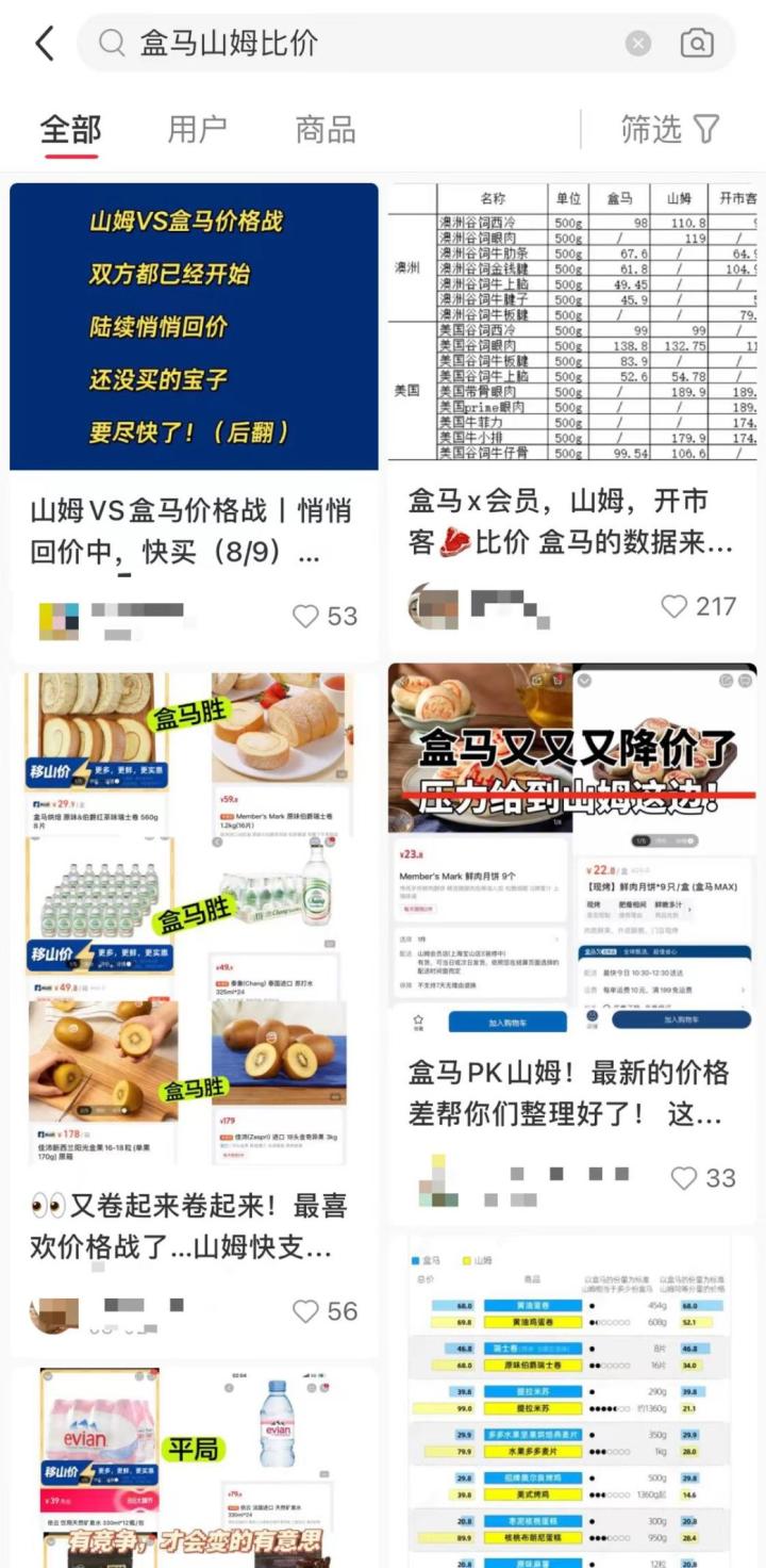盒马山姆开打“价格战”，全国网友在线“追更”：久违的名场面啊6