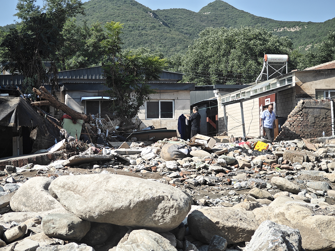 直击｜门头沟灾后纪实：满地碎石淤泥，40个村有序重建4