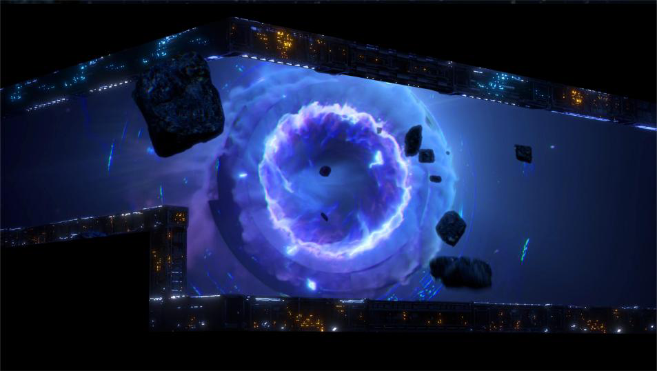 The Space-time Gate. (Photo provided by the project operator)