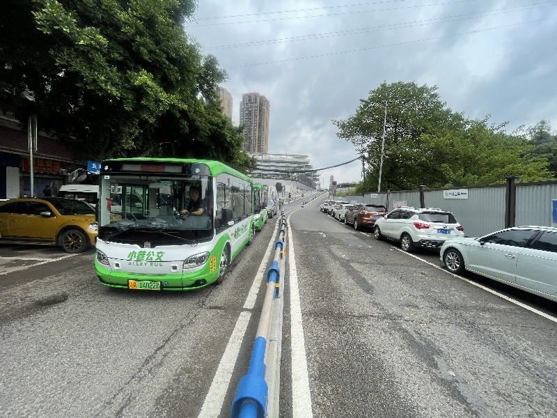 Chongqing launches Route 3207 for lane buses. (Photo provided by Chongqing West Public Transport)