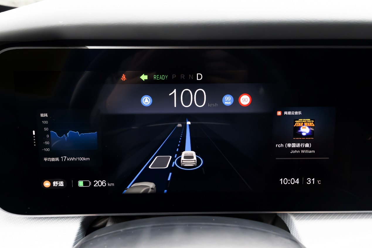 阿尔法S先行版智能辅助驾驶功能界面。 极狐汽车供图 华龙网发