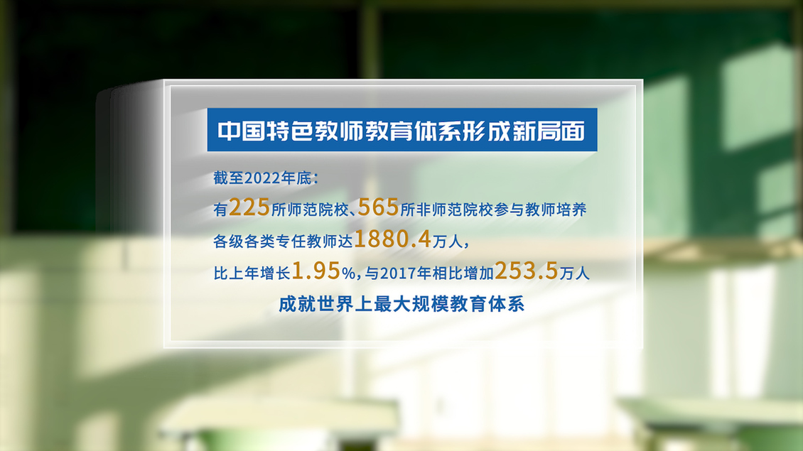 开学第一课丨【总书记的教书育人观】建设教育强国，健全中国特色教师教育体系2
