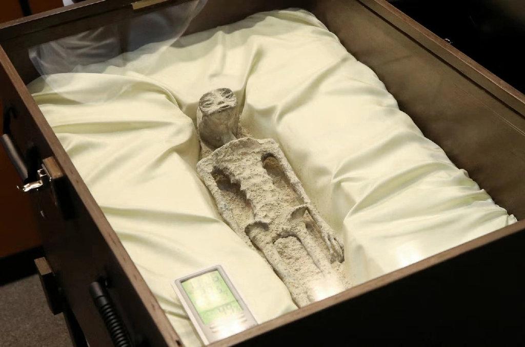 外星人？墨西哥国会揭晓非人类化石，尸体内有“蛋”和极其稀有的金属2
