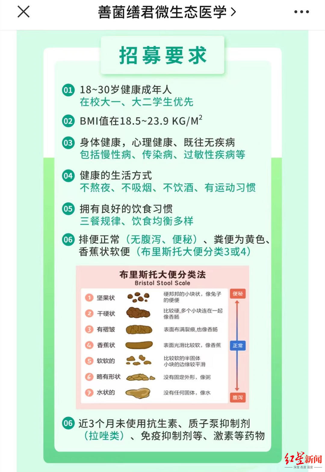 捐粪便月入6600元？西安一医疗企业回应：打耳洞有纹身难过检，合格率仅10%左右1