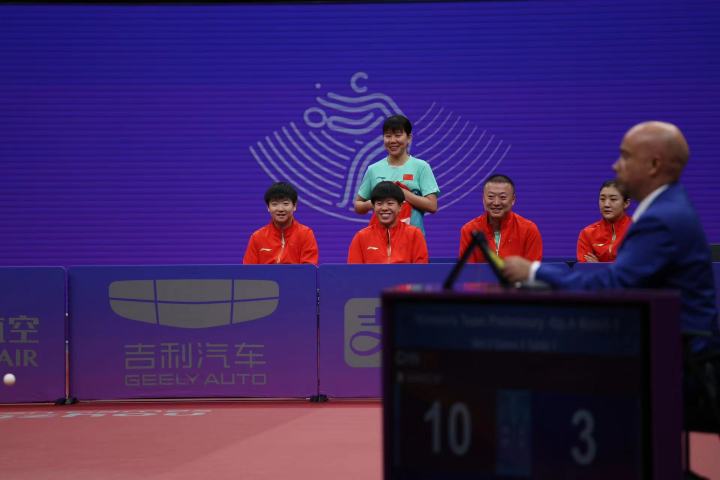 国乒女团取得亚运会开门红！3：0战胜中国澳门6