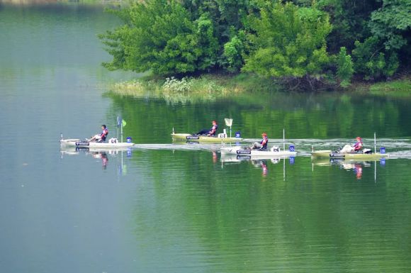 中国舟钓路亚公开赛在白水湖举办。安州文旅供图