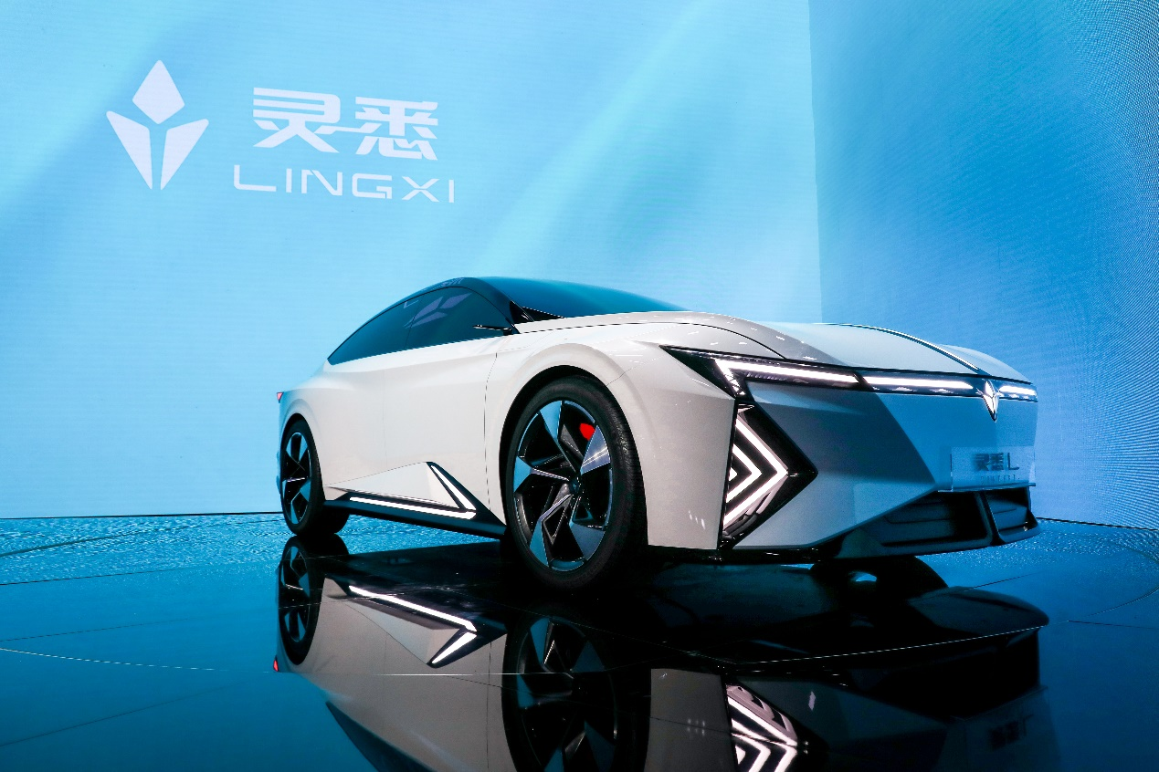 灵悉品牌新能源概念车。  东风Honda品牌供图 华龙网发