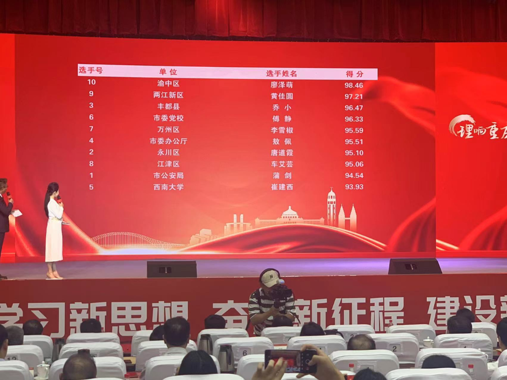 最终排名。主办方 供图