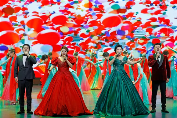 市歌剧院  男女四重唱《领航》。渝北区文化旅游委供图 华龙网发