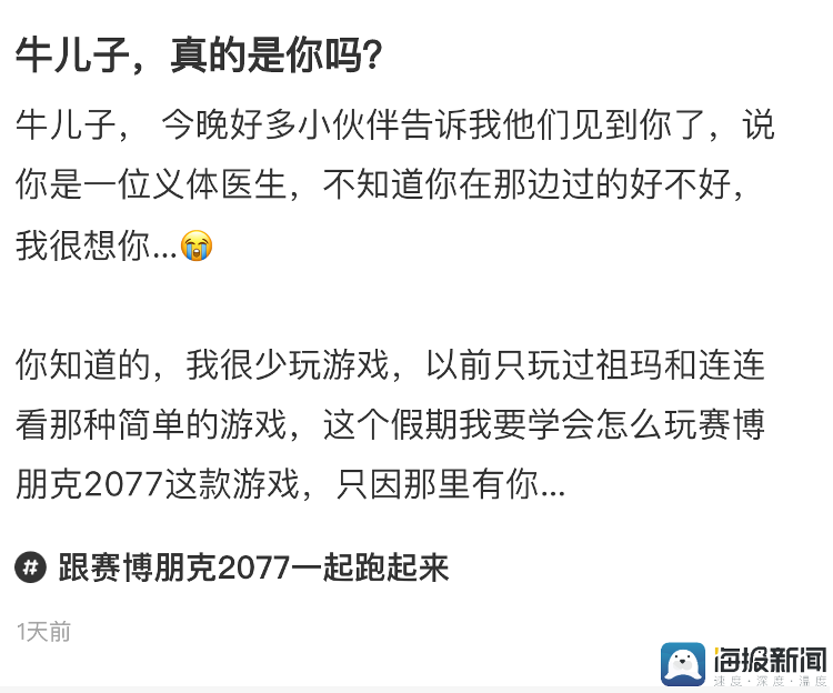 去世模型玩家在游戏里“重生” 其母亲：静静地在那里就好3