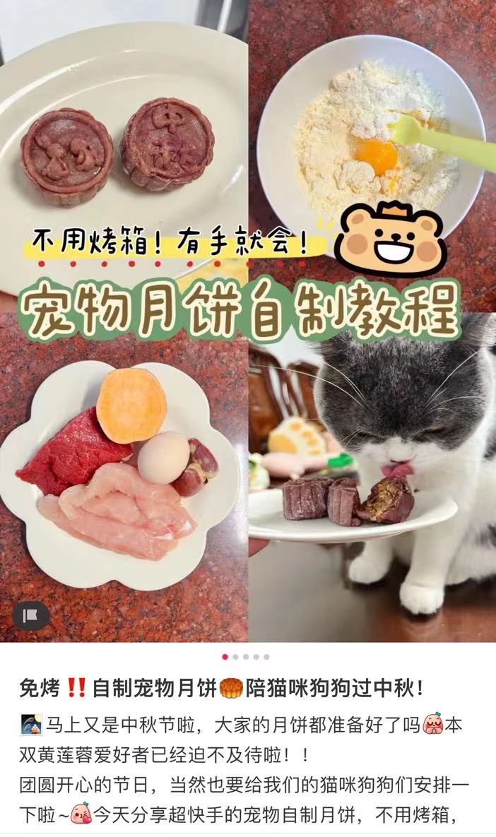 貓狗的“中秋儀式感”：寵物月餅登上電商熱搜2