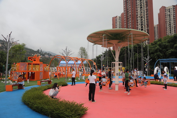 奉节儿童公园正式投用。刘滨清 摄