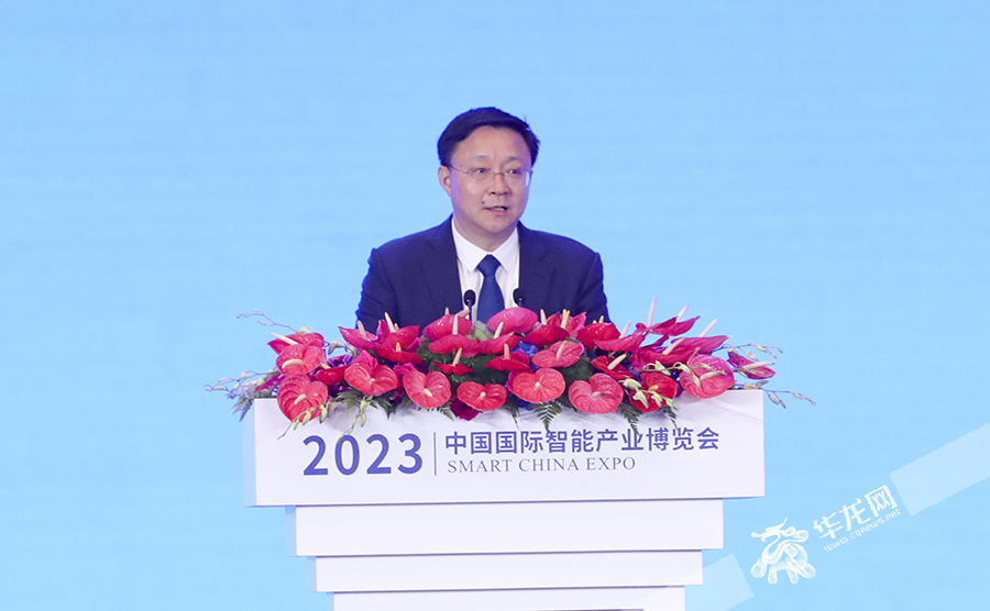 科大讯飞股份有限公司创始人、董事长刘庆峰。华龙网 首席记者 李文科 摄