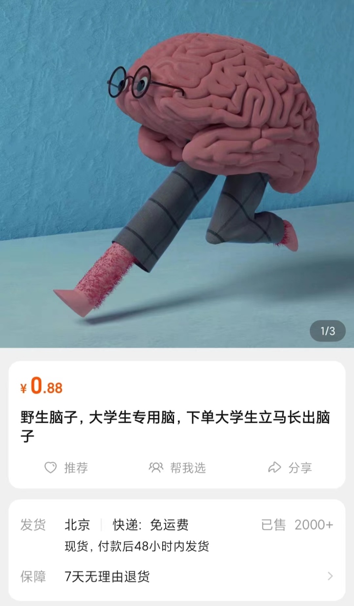 “爱因斯坦的脑子”正在热卖？记者也下单了一个10