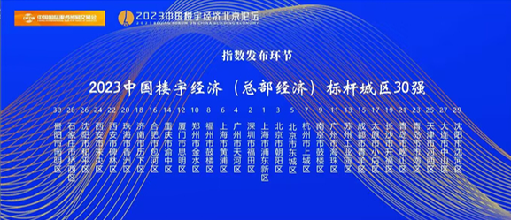 渝中入选“2023中国楼宇经济（总部经济）标杆城区30强”。渝中区委宣传部供图 华龙网发