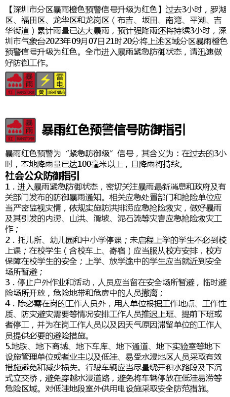暴雨突袭深圳:地铁站进水、多车被淹 官方紧急提醒尽量待在室内1