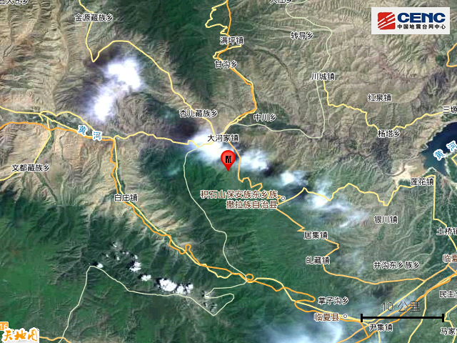甘肃积石山县发生3.1级地震 部分网友表示有震感4