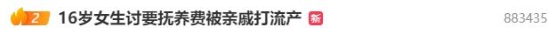 16岁女生讨要抚养费被亲戚打流产？警方通报：打人者已被行拘1